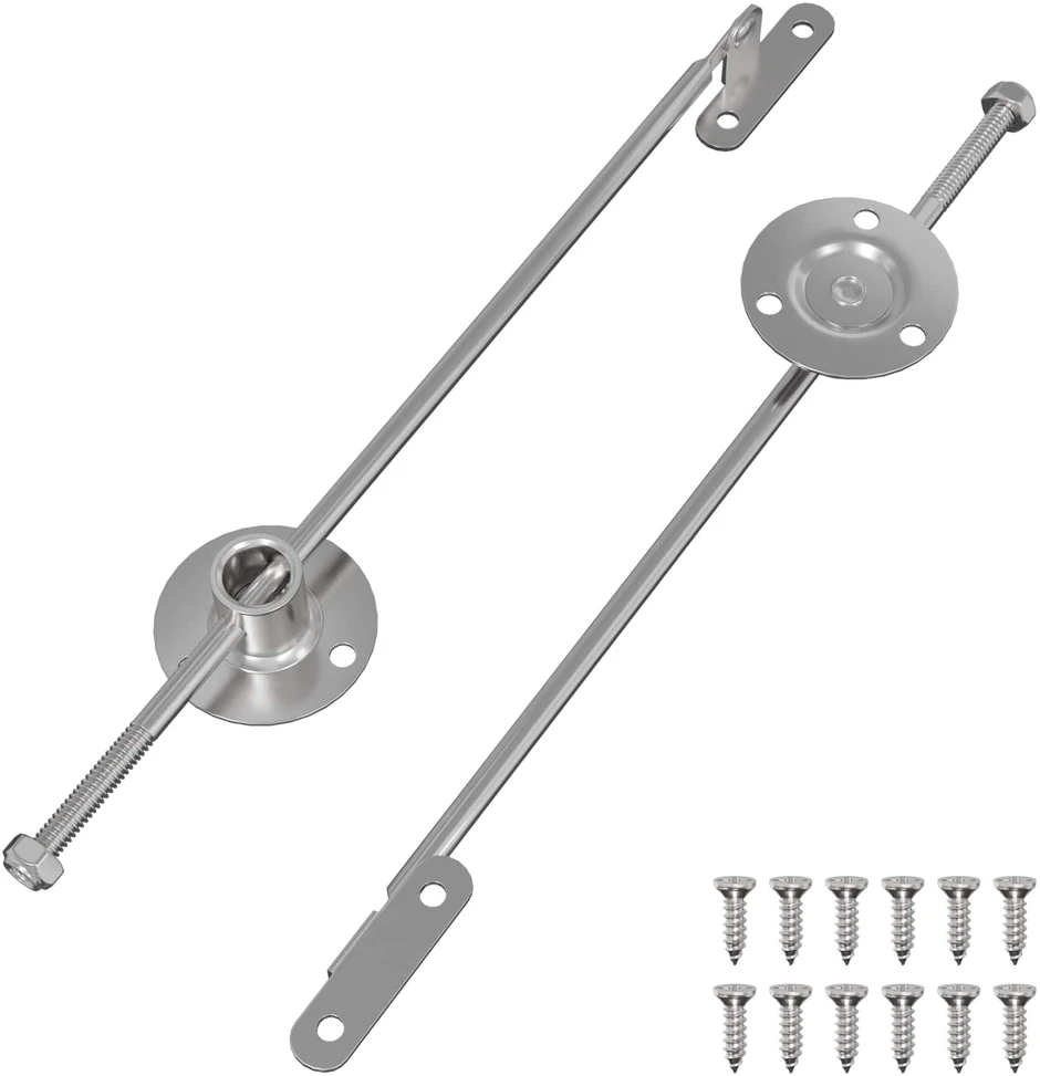 Trūkčiojimo svirtis 2 pcs Sidabro 190 mm Geležis