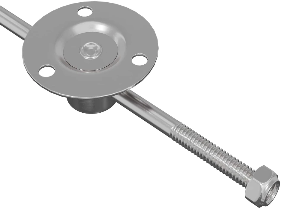 Trūkčiojimo svirtis 2 pcs Sidabro 190 mm Geležis