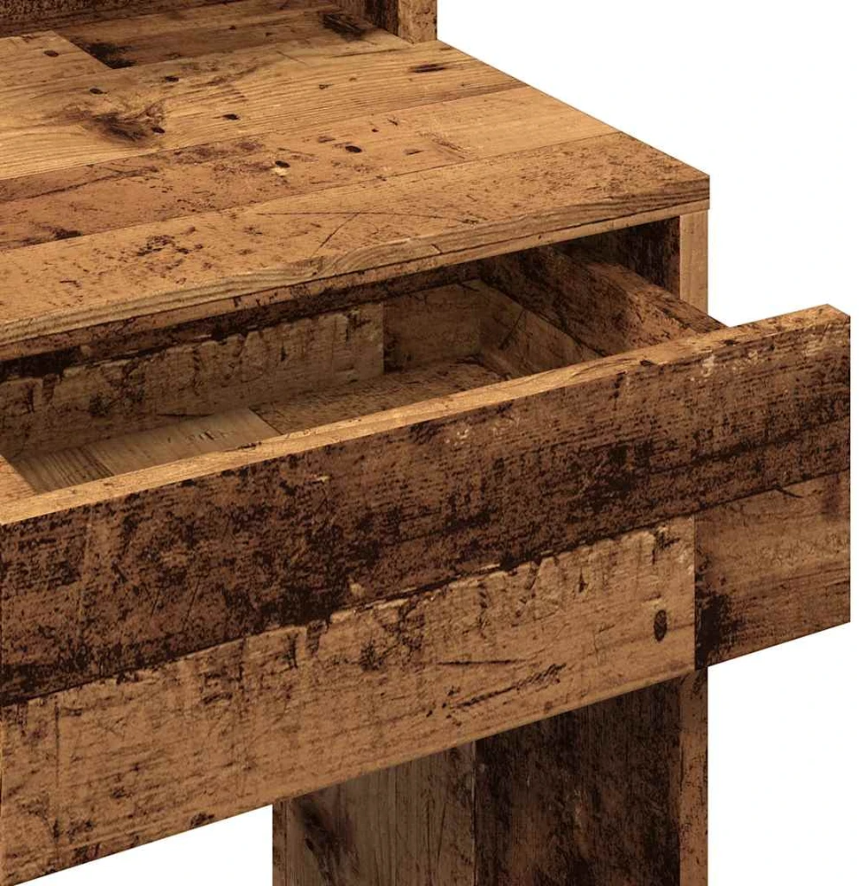 tualetinis staliukas su LED Old Wood 74,5x40x141 cm