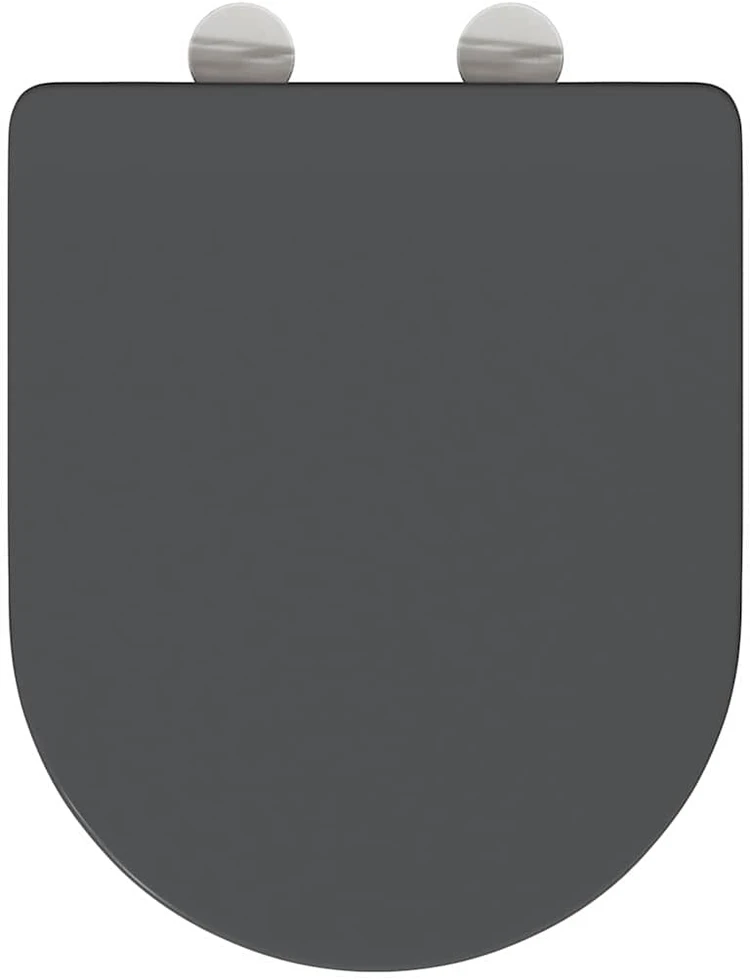 Tualeto sėdynė Antracito 47 x 36 x 3,4 cm Duroplastas