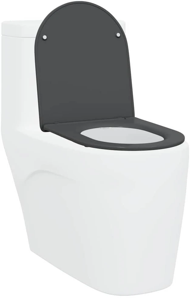 Tualeto sėdynė Antracito 47 x 36 x 3,4 cm Duroplastas