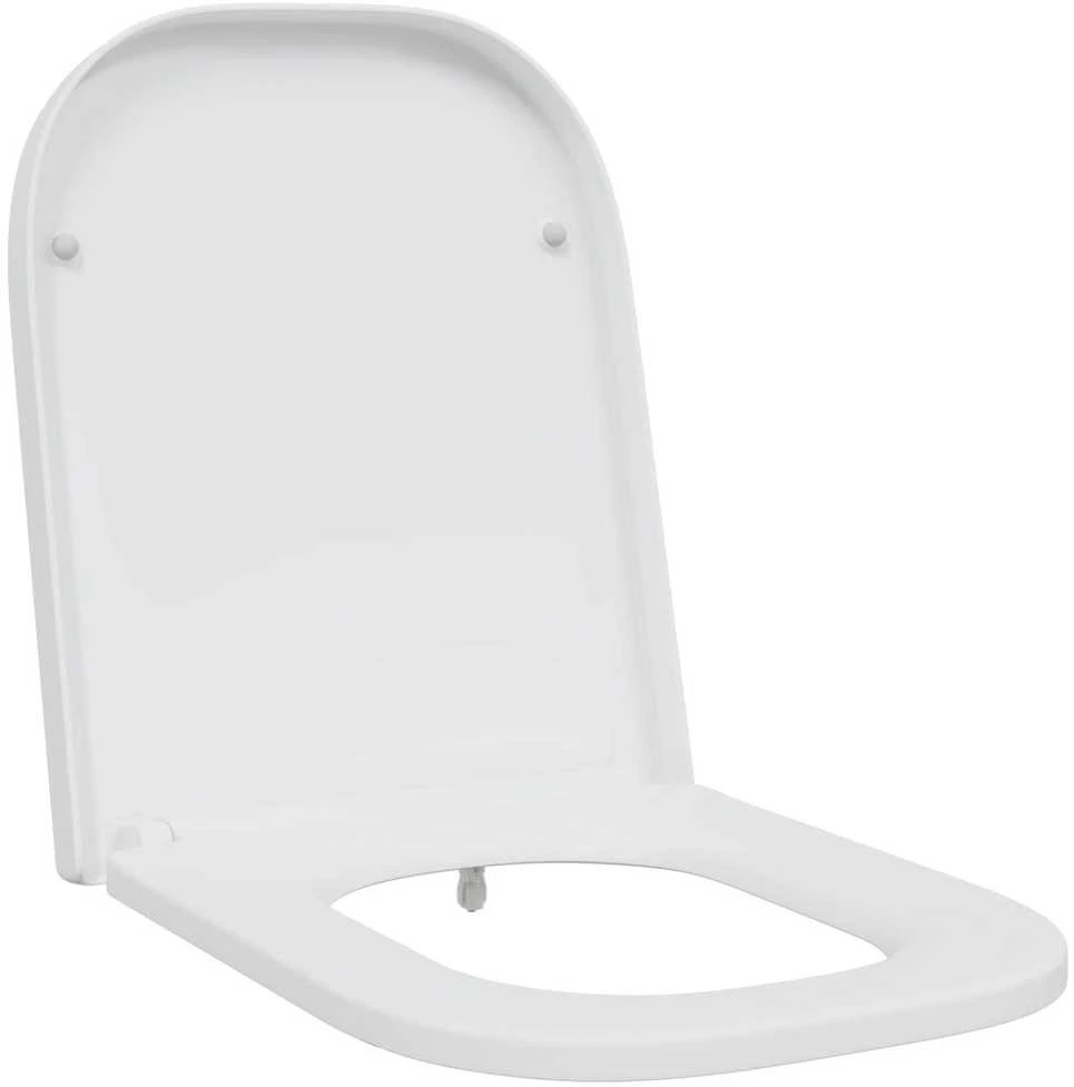Tualeto sėdynė Balta 47,5 x 35 x 3,6 cm Duroplastas