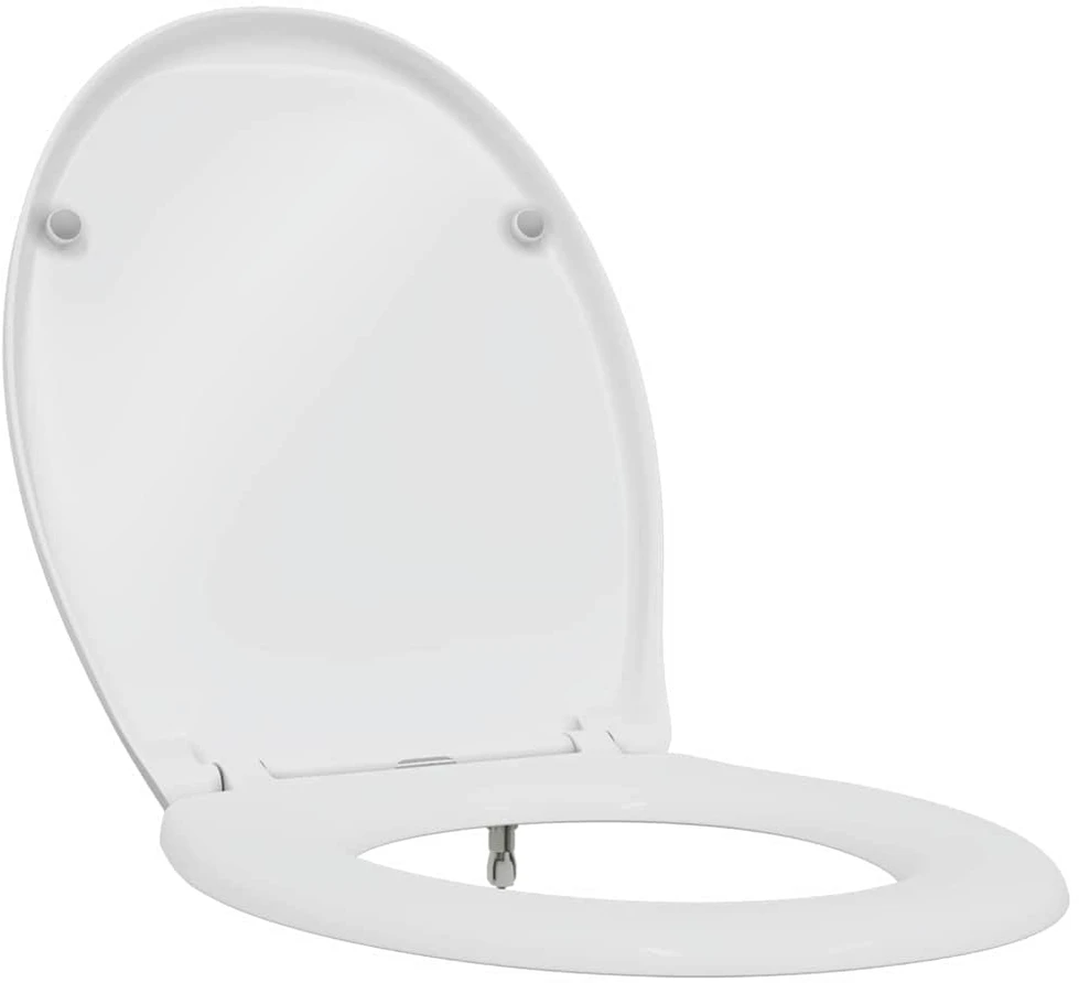 Tualeto sėdynė Balta 47 x 37 x 4 cm Duroplastas