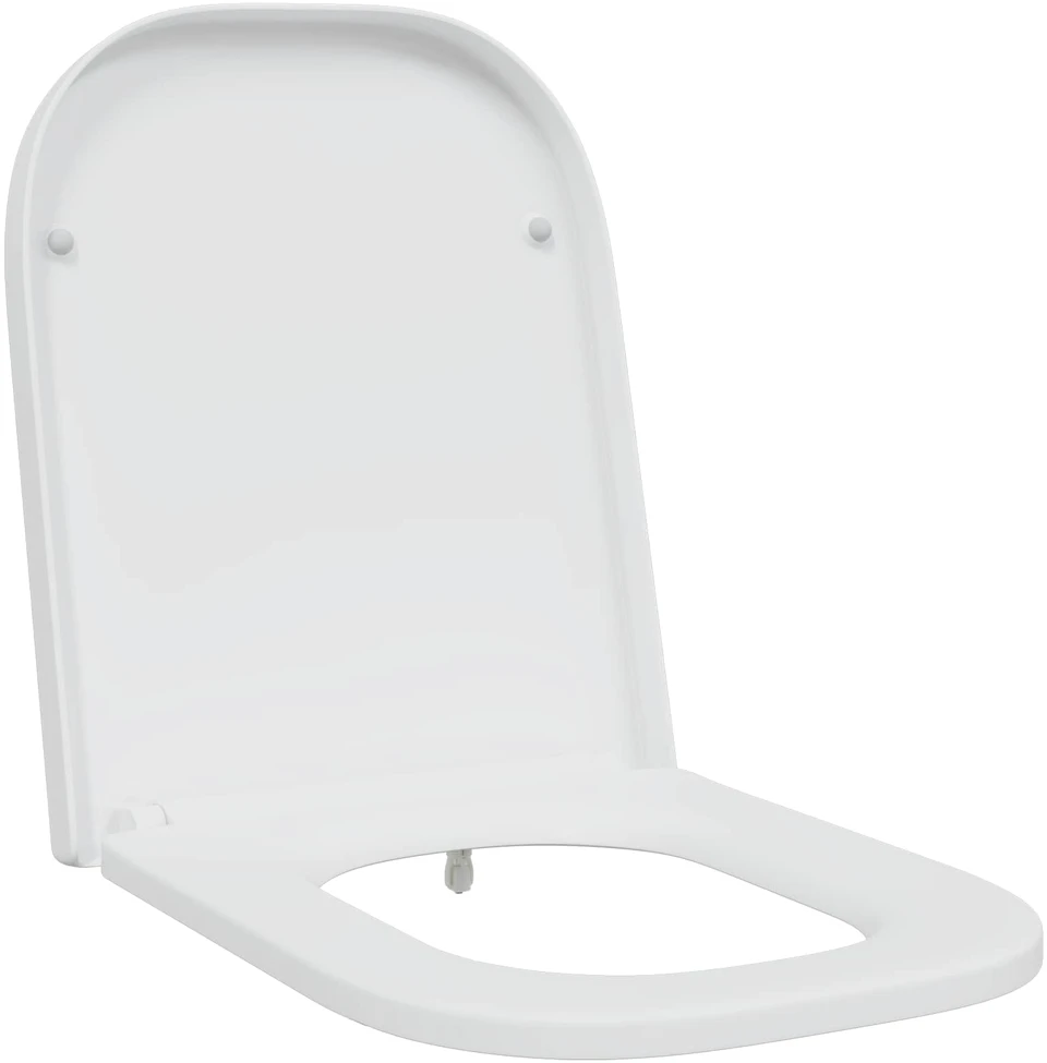 Tualeto sėdynė Balta 47,5 x 35 x 3,6 cm Duroplastas