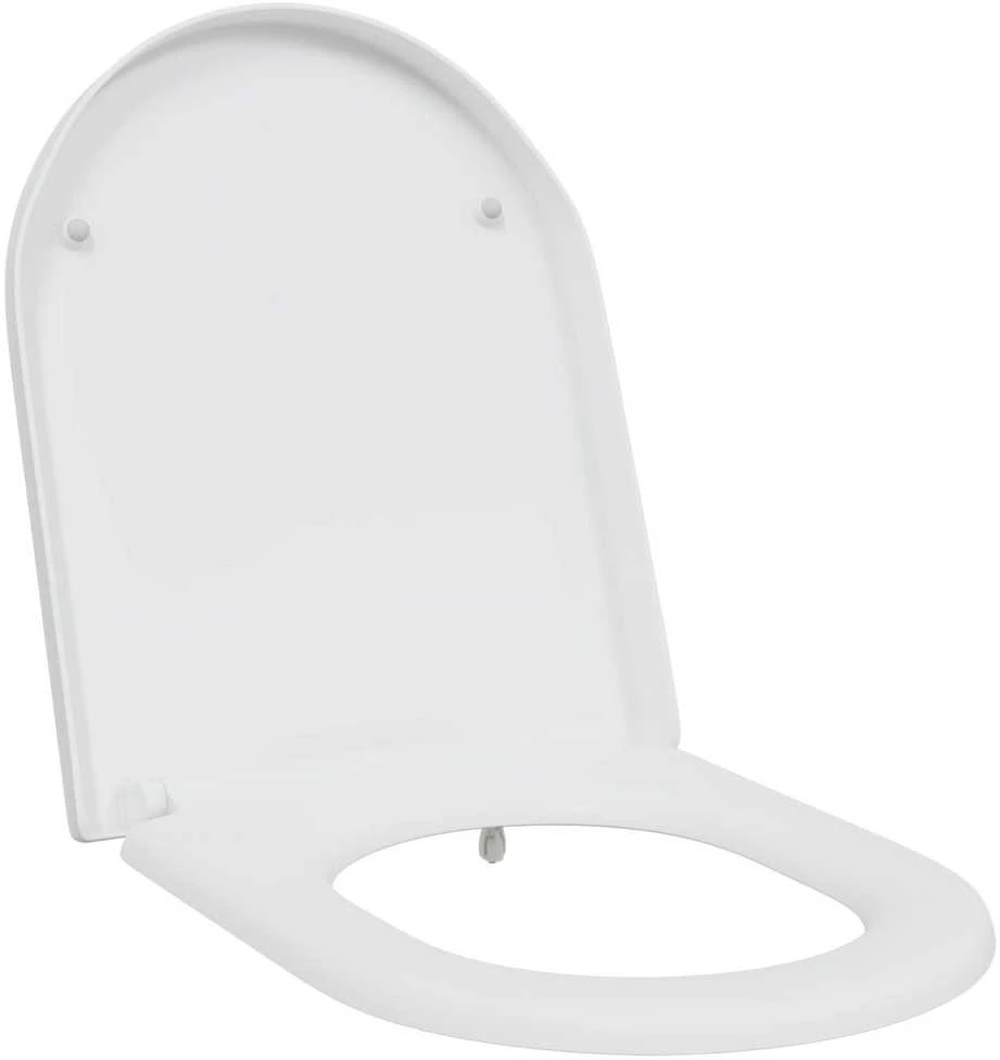 Tualeto sėdynė Balta 49 x 36 x 4 cm Duroplastas