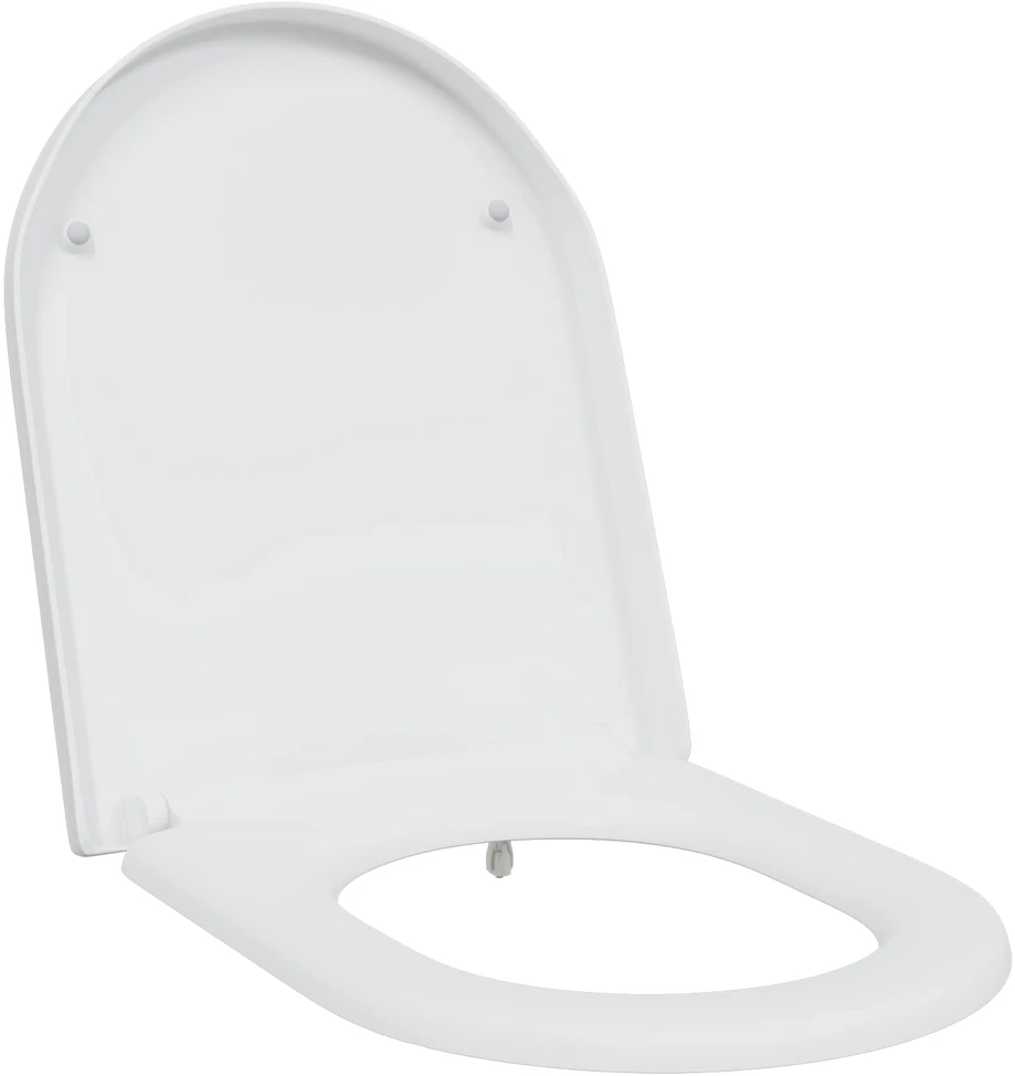Tualeto sėdynė Balta 49 x 36 x 4 cm Duroplastas