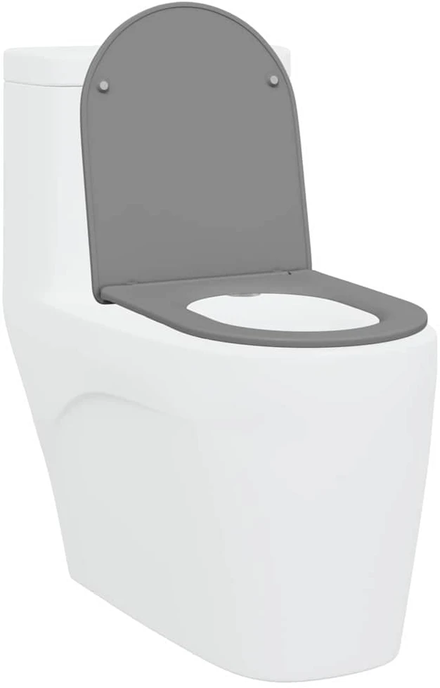 Tualeto sėdynė Pilka 47 x 36 x 3,4 cm Duroplastas