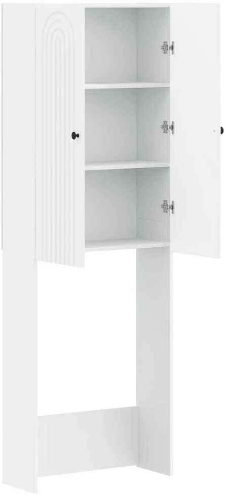 Tualeto spintelė ALKMAAR Balta 66 x 25,5 x 190 cm