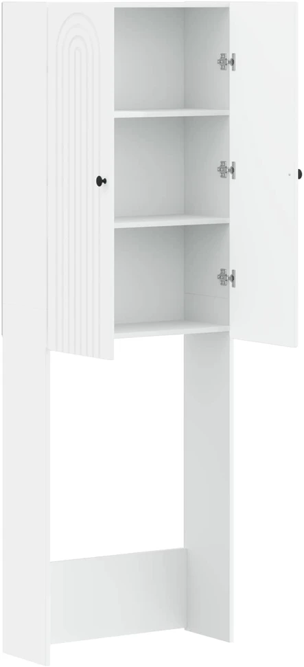 Tualeto spintelė ALKMAAR Balta 66 x 25,5 x 190 cm