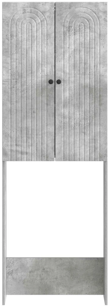 Tualeto spintelė ALKMAAR Betono pilka 66 x 25,5 x 190 cm