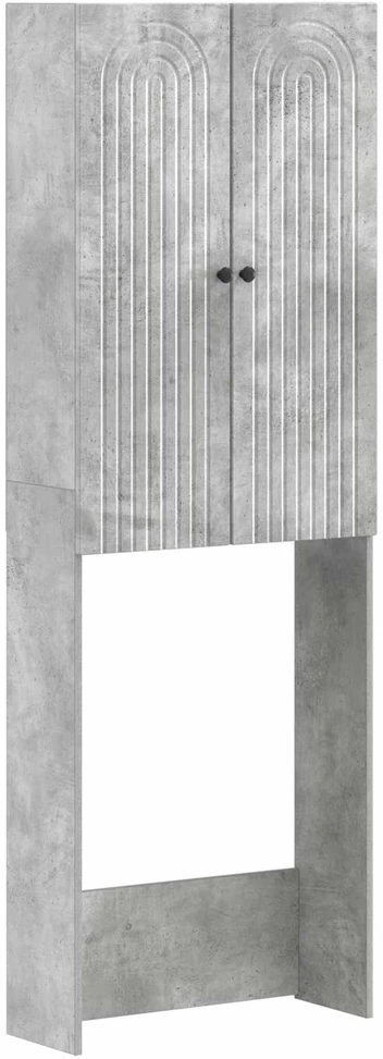 Tualeto spintelė ALKMAAR Betono pilka 66 x 25,5 x 190 cm