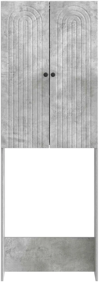 Tualeto spintelė ALKMAAR Betono pilka 66 x 25,5 x 190 cm