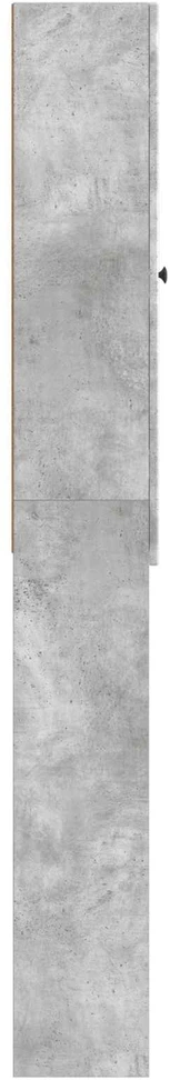 Tualeto spintelė ALKMAAR Betono pilka 66 x 25,5 x 190 cm
