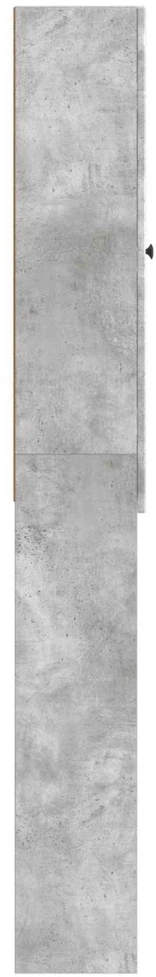 Tualeto spintelė ALKMAAR Betono pilka 66 x 25,5 x 190 cm