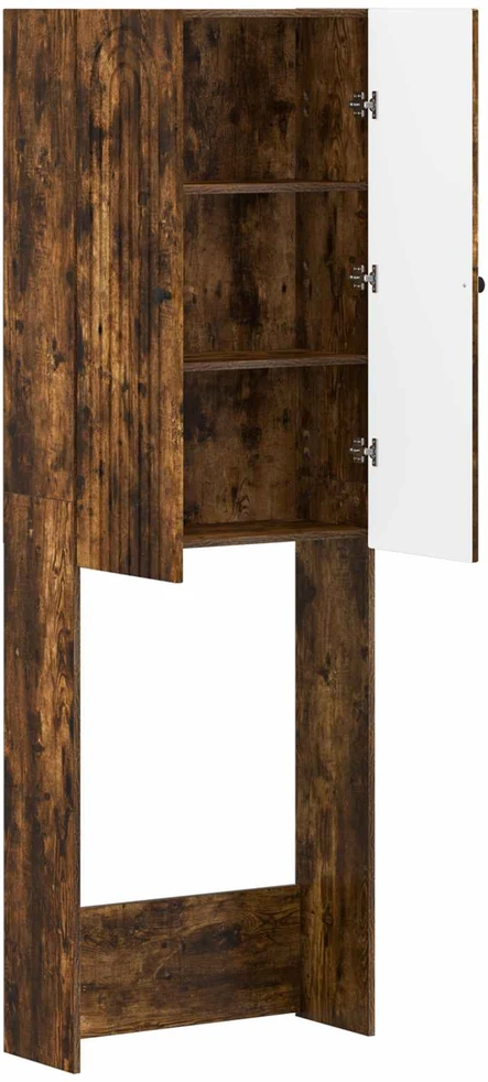 Tualeto spintelė ALKMAAR Dūminio ąžuolo 66 x 25,5 x 190 cm