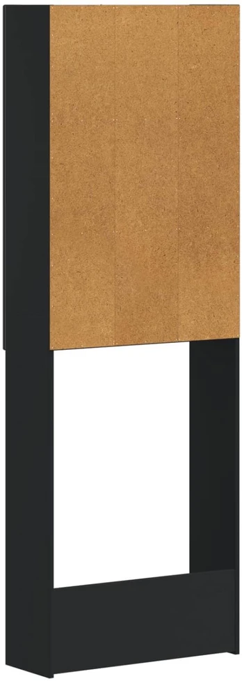 Tualeto spintelė ALKMAAR Juoda 66 x 25,5 x 190 cm