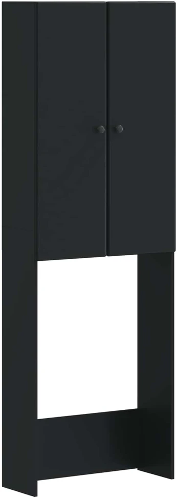 Tualeto spintelė BREDA Juoda 66 x 25,5 x 190 cm
