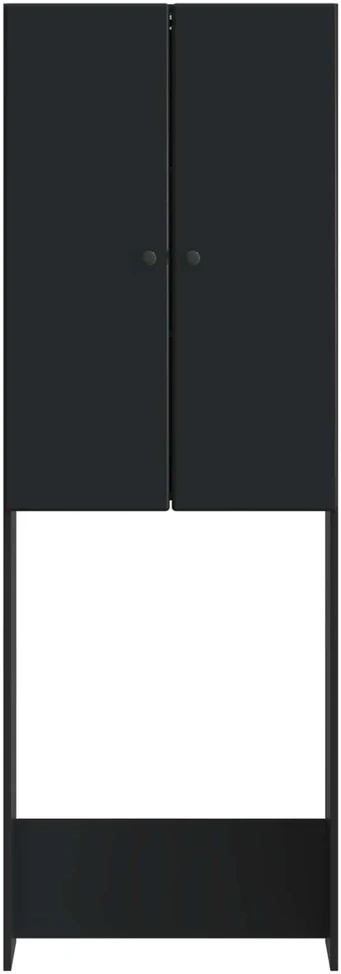 Tualeto spintelė BREDA Juoda 66 x 25,5 x 190 cm