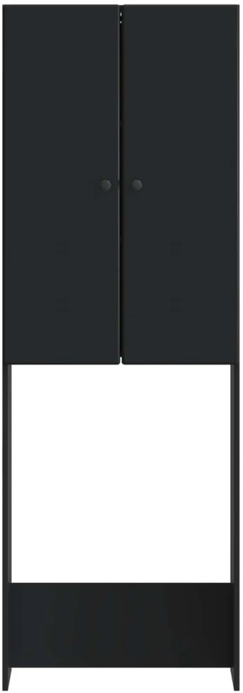 Tualeto spintelė BREDA Juoda 66 x 25,5 x 190 cm