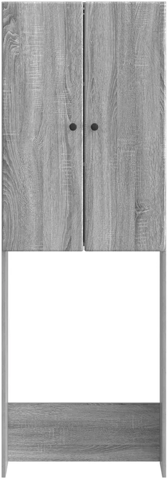 Tualeto spintelė BREDA Pilka Sonoma 66 x 25,5 x 190 cm
