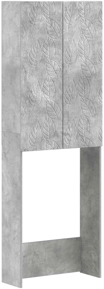 Tualeto spintelė DELFT Betono pilka 66 x 25,5 x 190 cm
