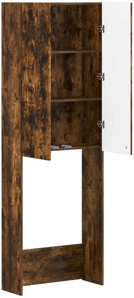 Tualeto spintelė DELFT Dūminio ąžuolo 66 x 25,5 x 190 cm