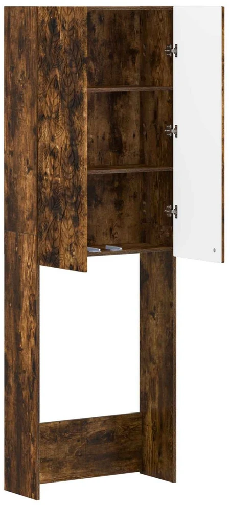 Tualeto spintelė DELFT Dūminio ąžuolo 66 x 25,5 x 190 cm