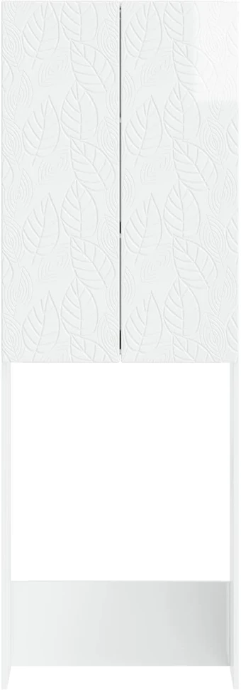 Tualeto spintelė DELFT Itin blizgi balta 66 x 25,5 x 190 cm