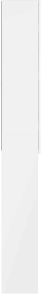 Tualeto spintelė DELFT Itin blizgi balta 66 x 25,5 x 190 cm