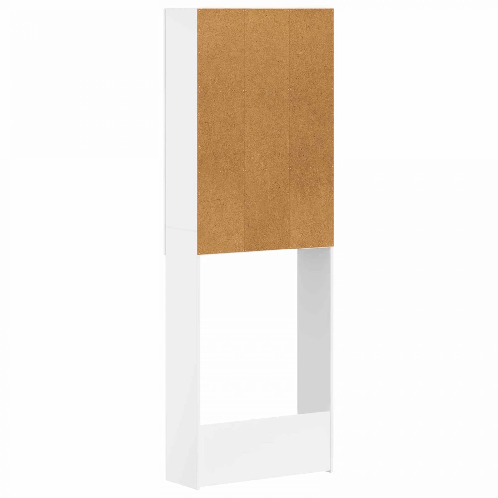Tualeto spintelė DELFT Itin blizgi balta 66 x 25,5 x 190 cm