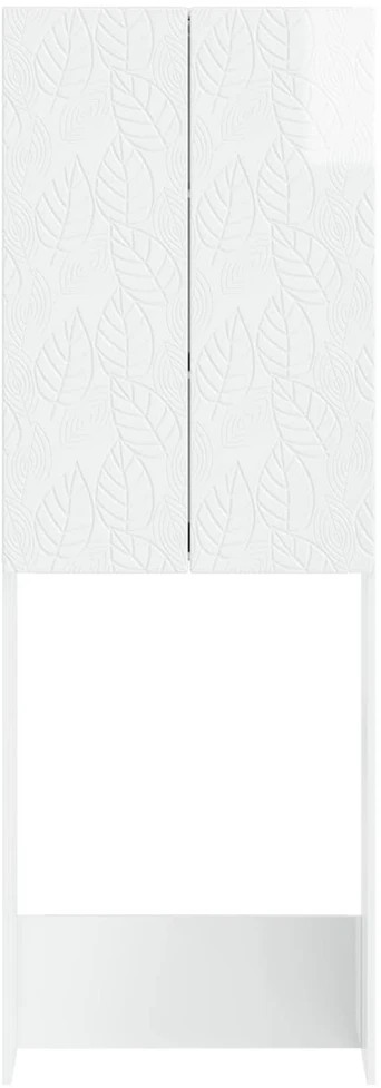 Tualeto spintelė DELFT Itin blizgi balta 66 x 25,5 x 190 cm