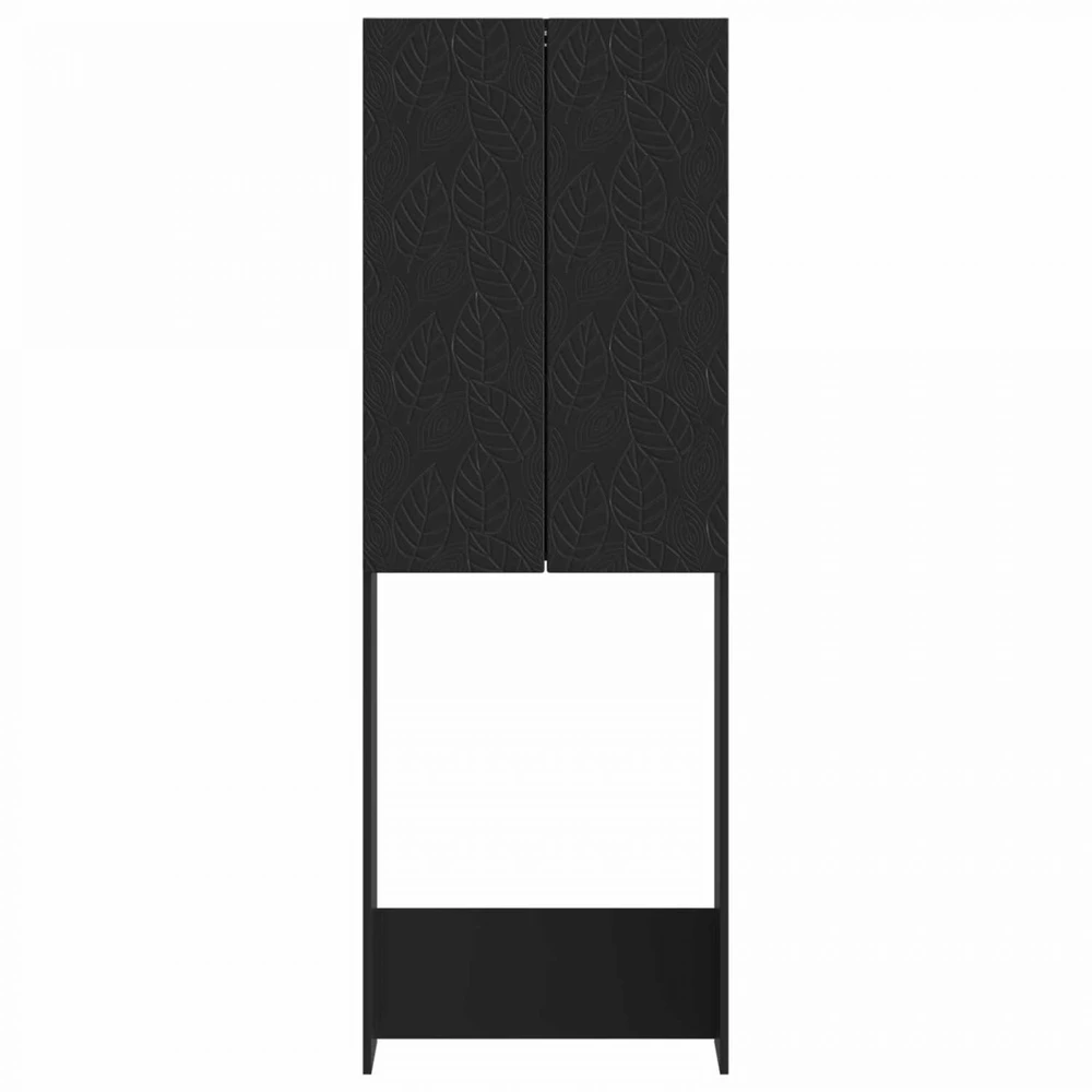 Tualeto spintelė DELFT Juoda 66 x 25,5 x 190 cm