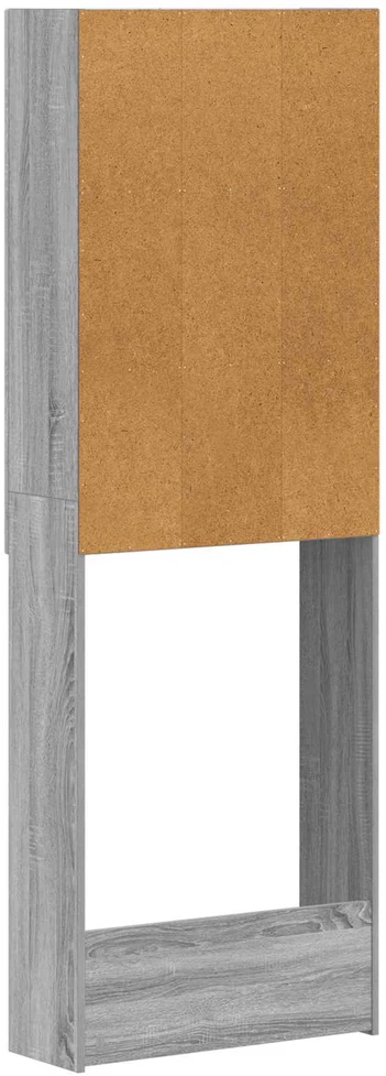 Tualeto spintelė DELFT Pilka Sonoma 66 x 25,5 x 190 cm