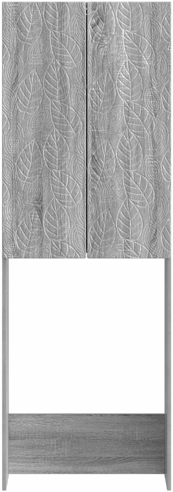 Tualeto spintelė DELFT Pilka Sonoma 66 x 25,5 x 190 cm