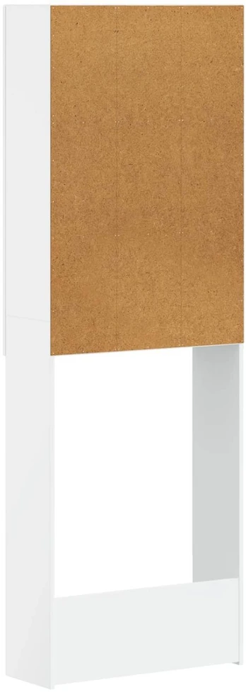 Tualeto spintelė EDE Itin blizgi balta 66 x 25,5 x 190 cm