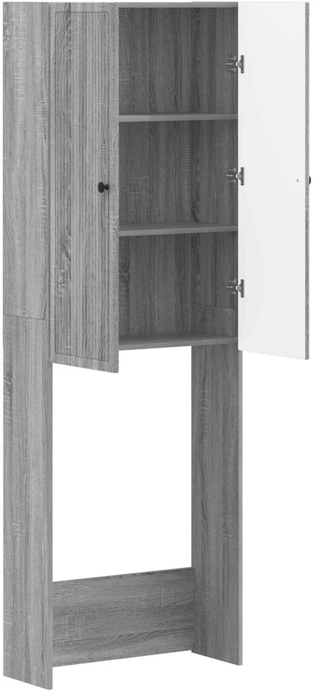 Tualeto spintelė EDE Pilka Sonoma 66 x 25,5 x 190 cm