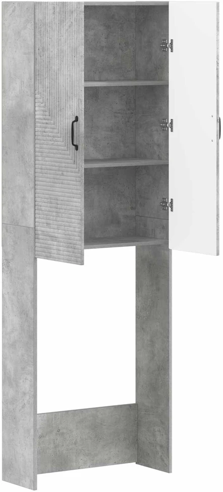 Tualeto spintelė HAARLEM Betono pilka 66 x 25,5 x 190 cm