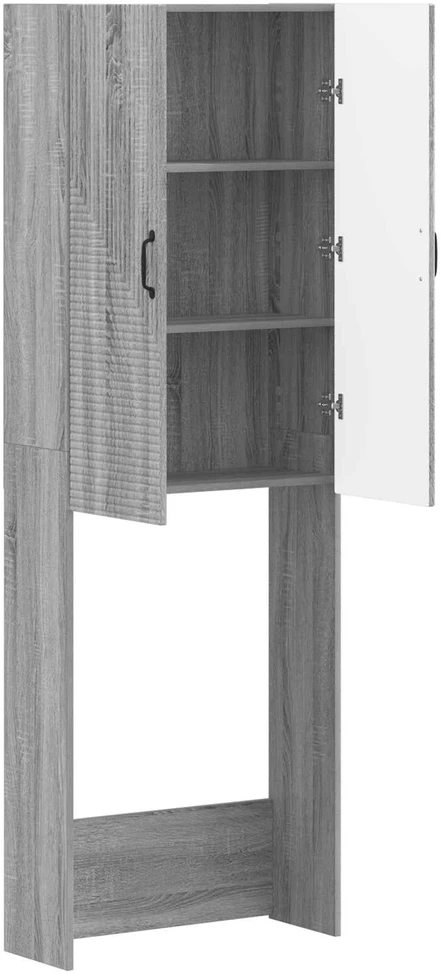 Tualeto spintelė HAARLEM Pilka Sonoma 66 x 25,5 x 190 cm