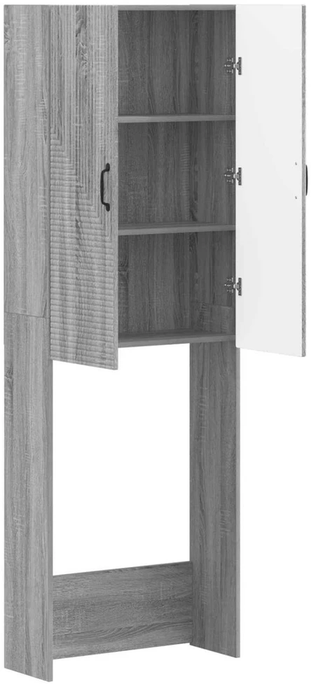 Tualeto spintelė HAARLEM Pilka Sonoma 66 x 25,5 x 190 cm