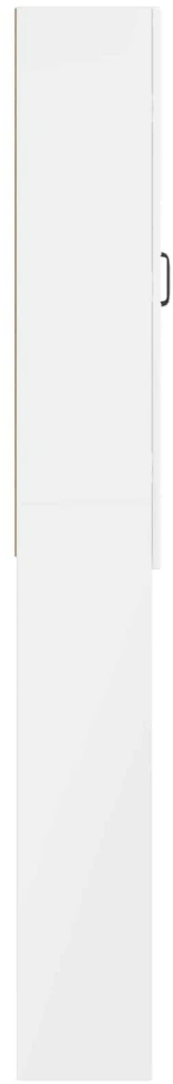 Tualeto spintelė HOORN Itin blizgi balta 66 x 25,5 x 190 cm