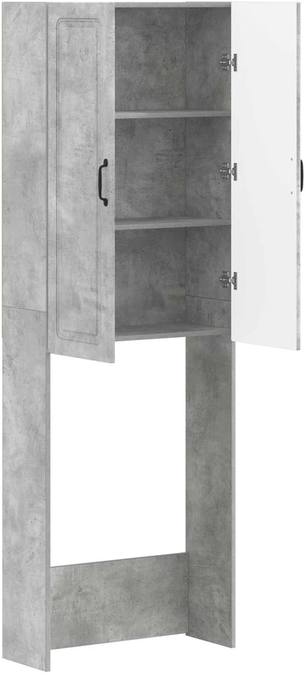 Tualeto spintelė UTRECHT Betono pilka 66 x 25,5 x 190 cm