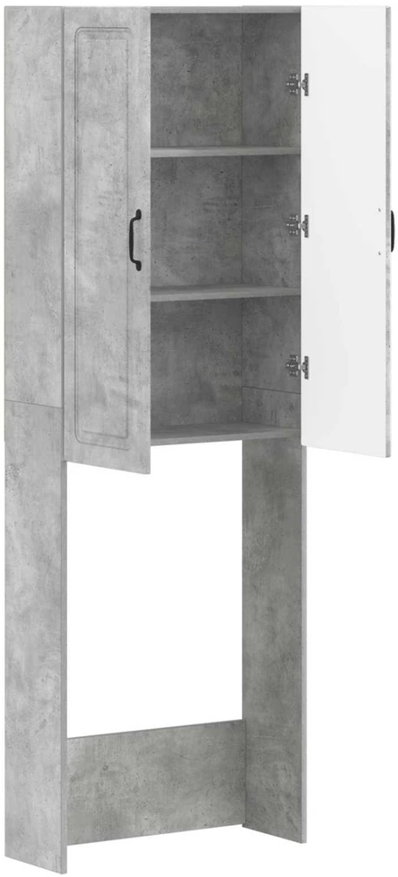 Tualeto spintelė UTRECHT Betono pilka 66 x 25,5 x 190 cm