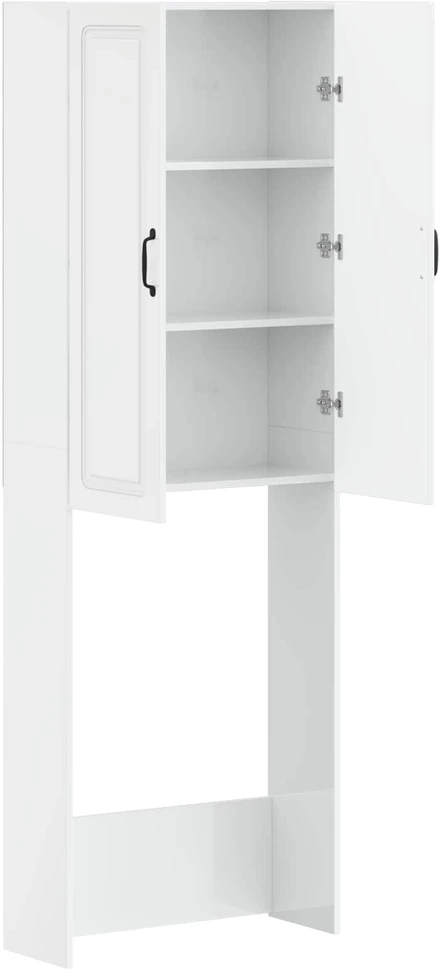 Tualeto spintelė UTRECHT Itin blizgi balta 66 x 25,5 x 190 cm