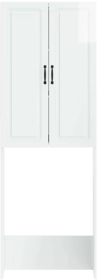 Tualeto spintelė UTRECHT Itin blizgi balta 66 x 25,5 x 190 cm