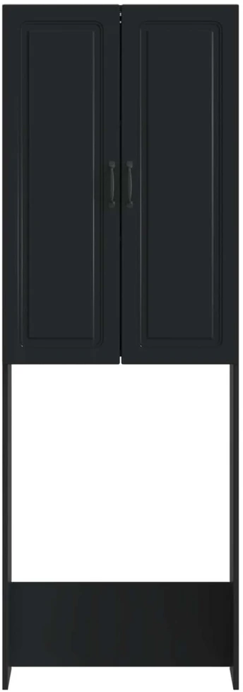 Tualeto spintelė UTRECHT Juoda 66 x 25,5 x 190 cm