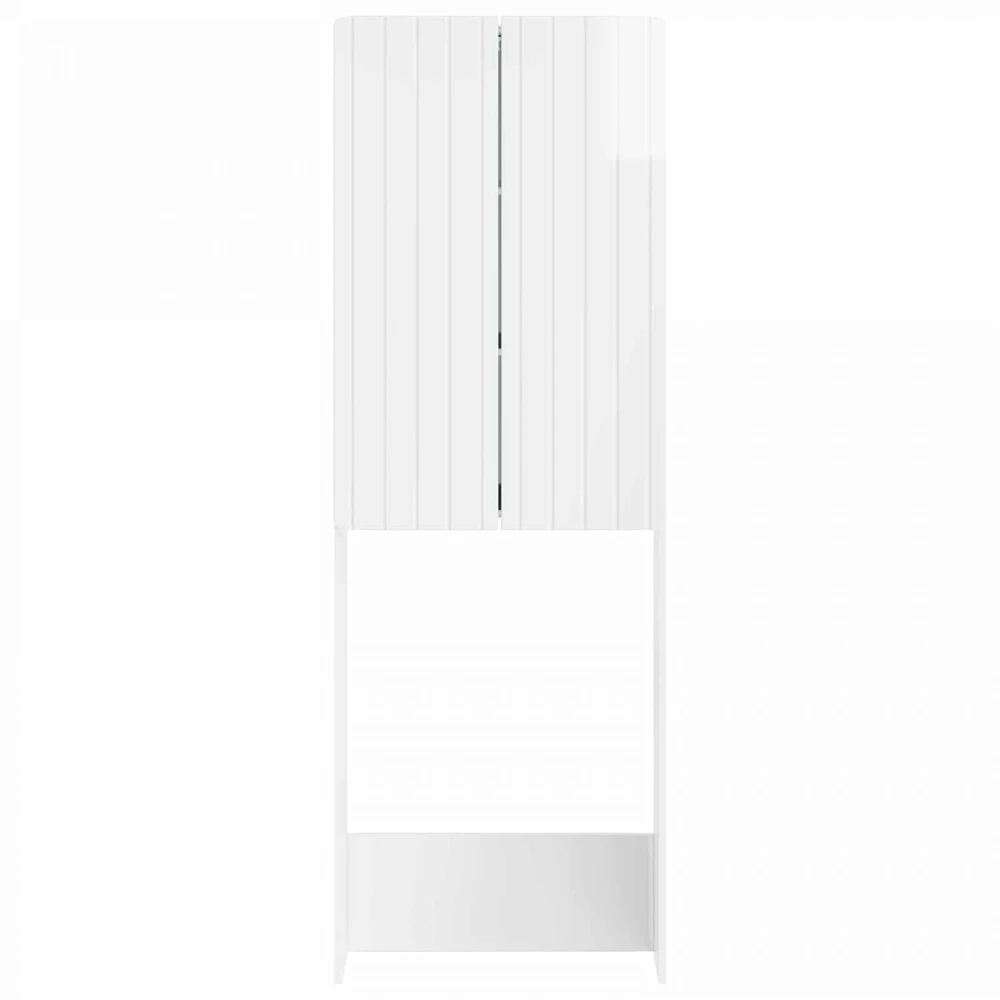 Tualeto spintelė ZWOLLE Itin blizgi balta 66 x 25,5 x 190 cm