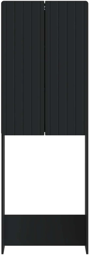 Tualeto spintelė ZWOLLE Juoda 66 x 25,5 x 190 cm