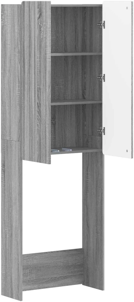 Tualeto spintelė ZWOLLE Pilka Sonoma 66 x 25,5 x 190 cm