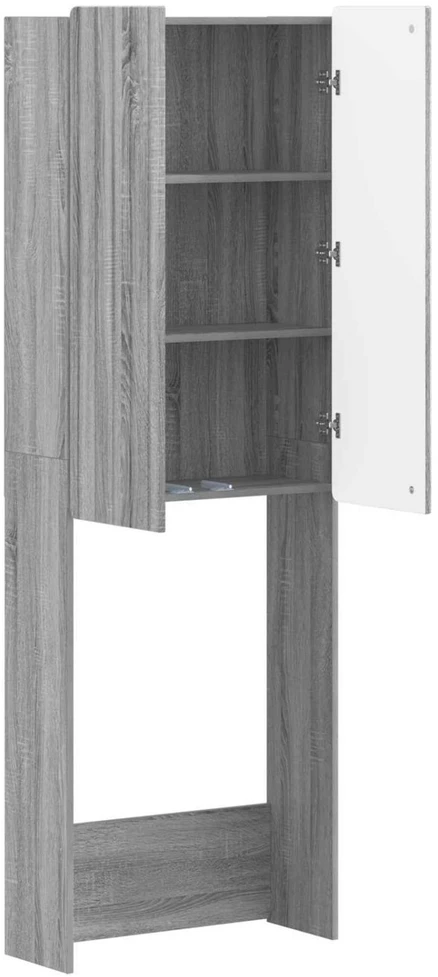 Tualeto spintelė ZWOLLE Pilka Sonoma 66 x 25,5 x 190 cm