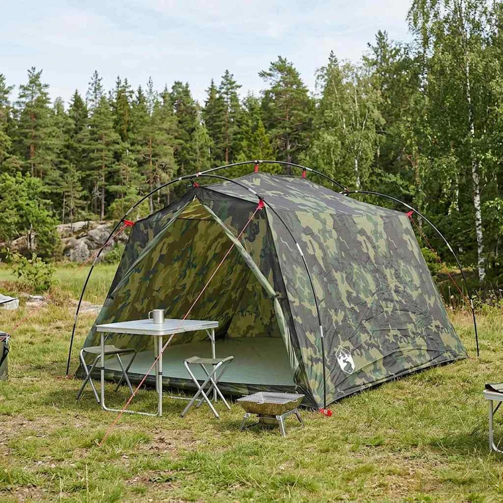 Tunelinė palapinė 2 asmeniui Kamufliažinė